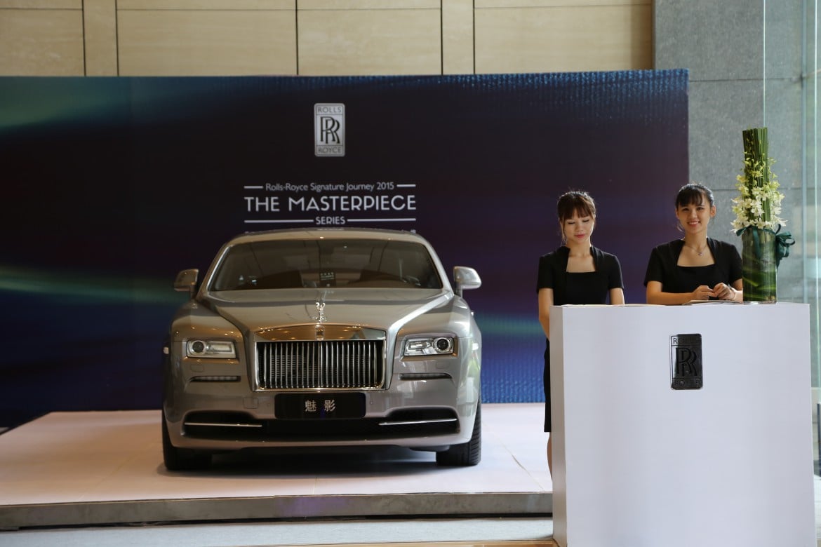 The magnificent Royce-Royce Wraith on display