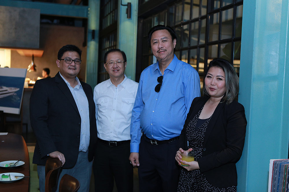 From left to right: Mr Donny Makalew, General Manager for Sales and Aftersales, Rolls Royce Motor Cars (Jakarta), and Rolls-Royce customers Mr Setiawan Mardjuki, Mr Hengky Setiawan and Ms Cynthia Ratna