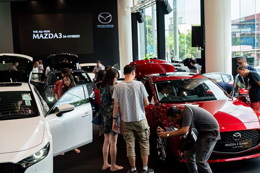 The public had the opportunity to derive a first hand experience of the All-New 2019 Mazda3