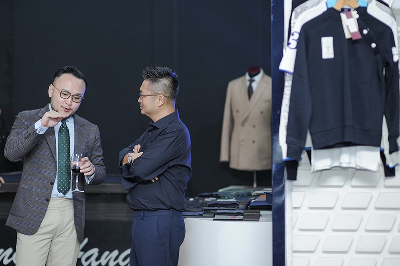 Distinguished tailor Wong Hang was on hand to provide styling and fashion tips